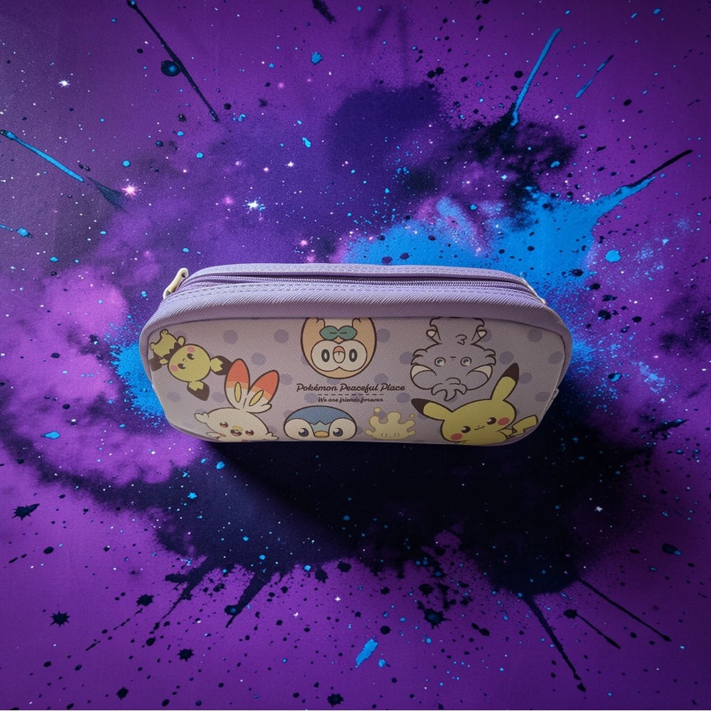 Pokemon Peaceful Purple Pencil Bag